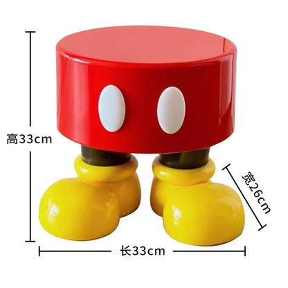 Mickey Mouse Förvaringspall – Praktisk och Glad Förvaringslösning för Barn