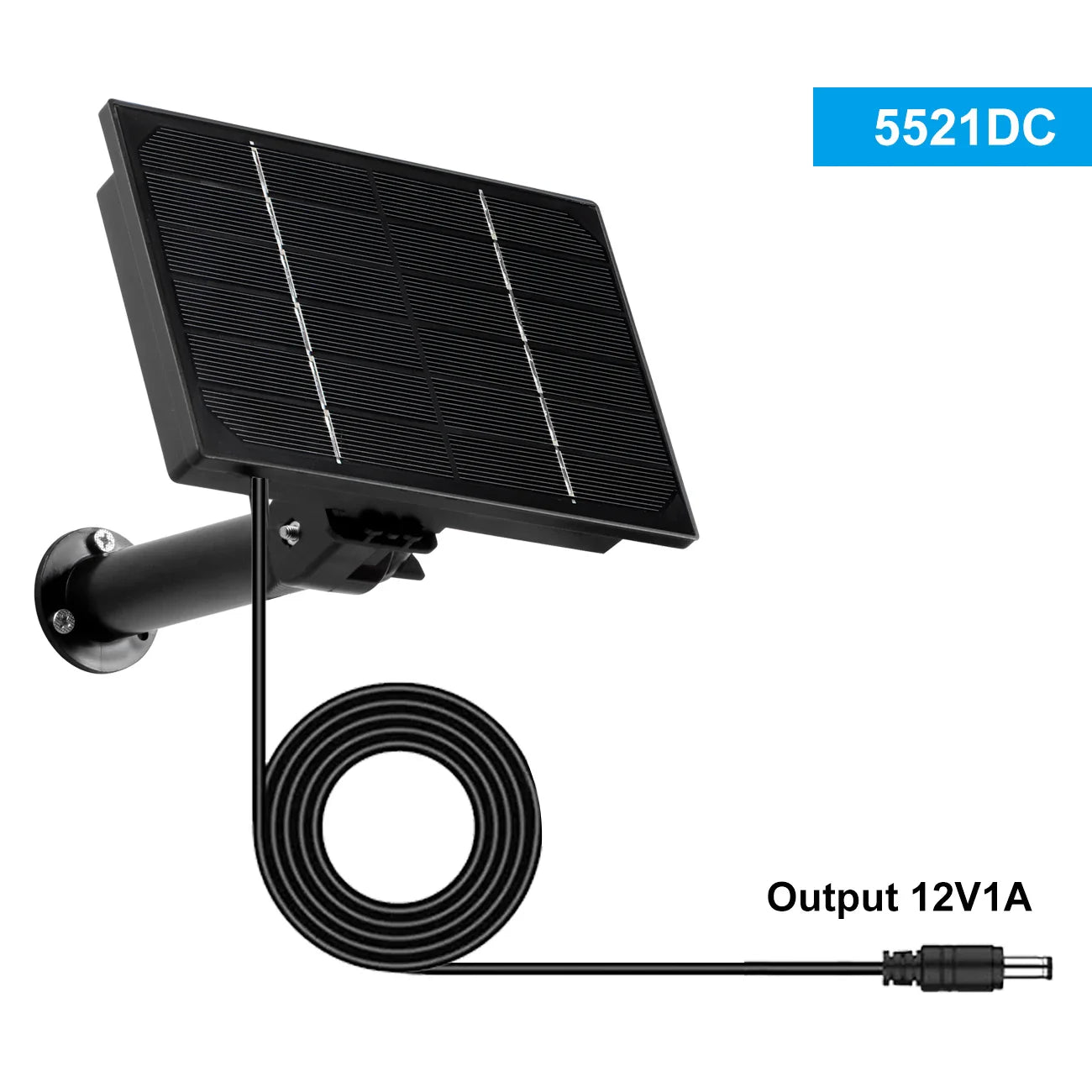 Carvallo 4W solpanel laddare för utomhusbruk | IP66 vattentät | Med USB/Typ-C/DC anslutningar & timer-funktion | För 6×18650 batterier (ingår inte)