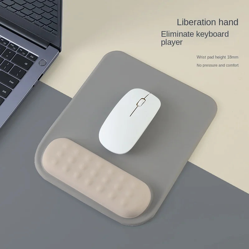 Carvallo Musmatta med handledsstöd | Ergonomisk &amp; Halkfri | Memory Foam &amp; Antihalkbas | För Gaming &amp; Kontor