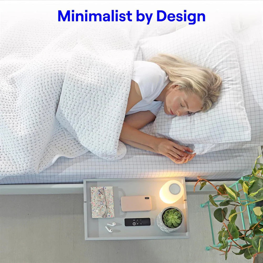 Carvallo Tray Sänghylla med hållare | Praktisk nattduksbräda för säng & loftsäng | 32 × 23,3 × 5,3 cm