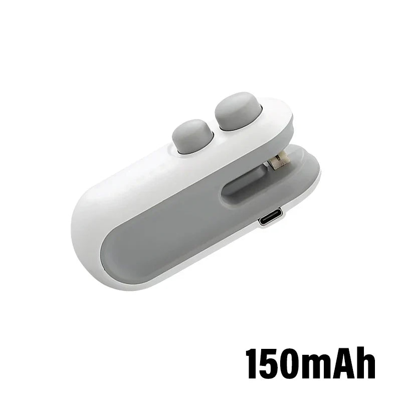 Carvallo Mini Handhållen foliesvetsare | Bärbar & uppladdningsbar | 2-i-1 Förslutning & Skärning | Med magnet & USB-laddningskabel