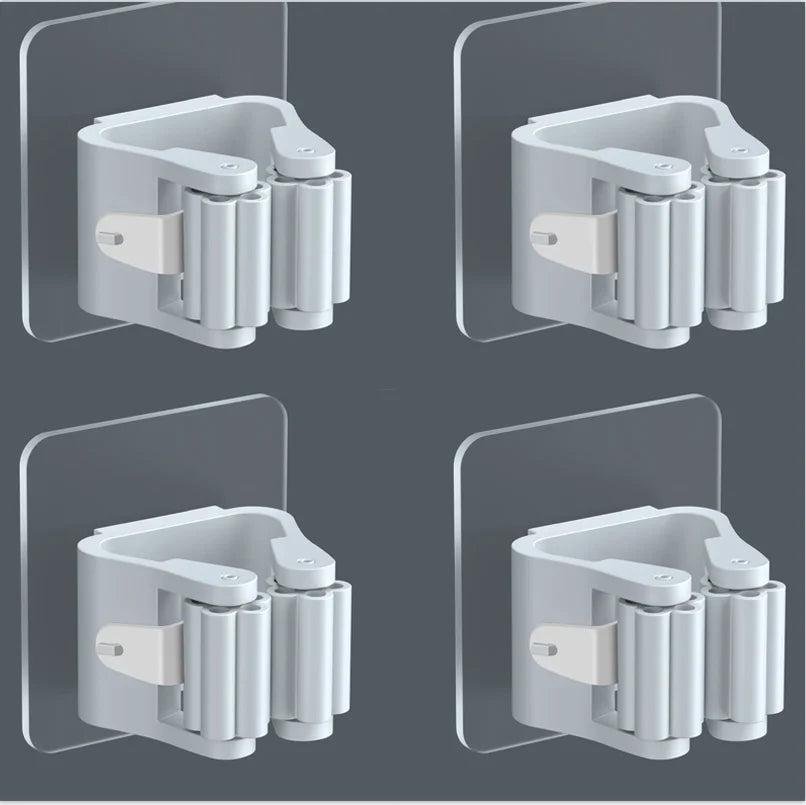 Carvallo FixoGrip | Självhäftande & Vattentät | Väggmontering utan borrning | 4-pack