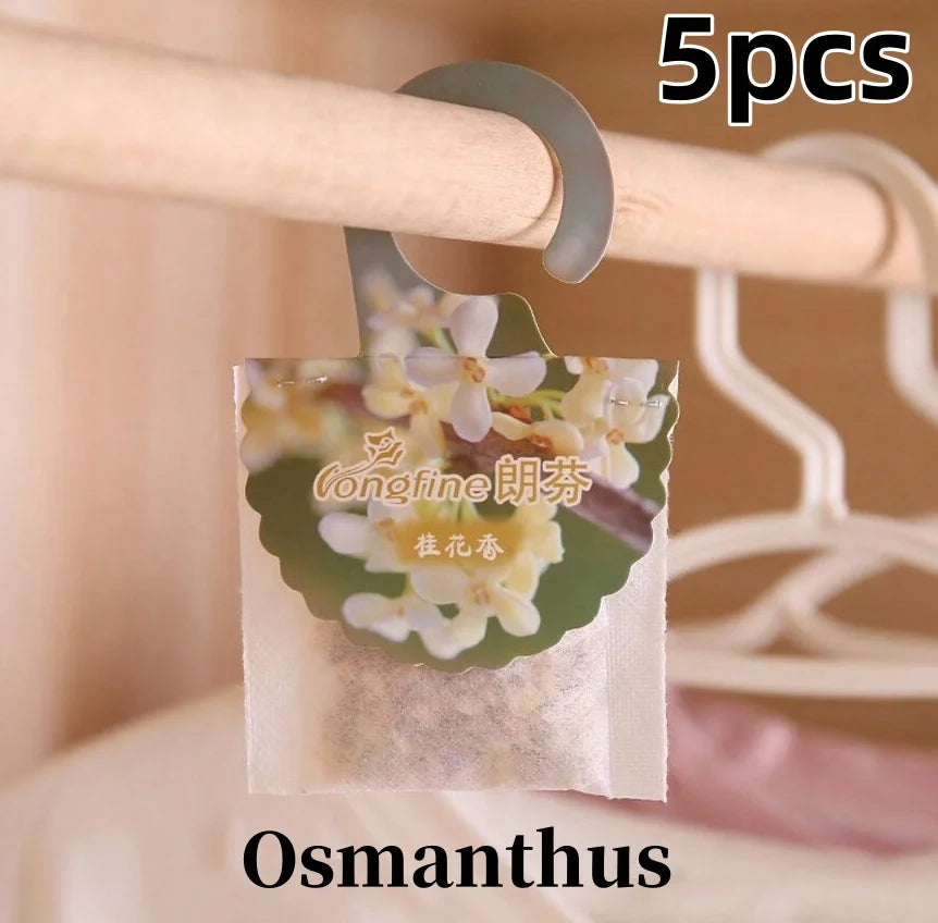 Carvallo Doftpåsar för garderob & rum | 5/10 stycken | Långvarig doft | Med hängare | Aromaterapi & luftrensare