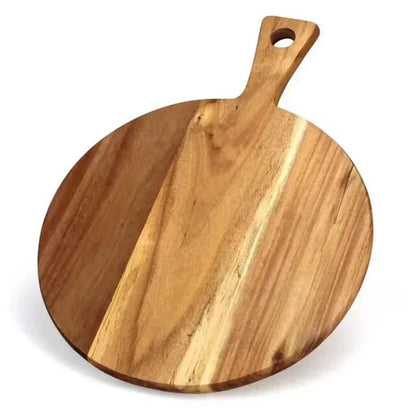Acacia-trä Pizzaspade och serveringsbräda med handtag