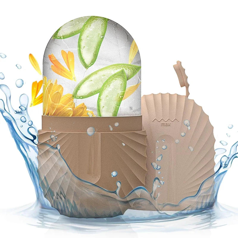 Carvallo-Eisroller FrostiGlow | Återanvändbar & BPA-fri | För strålande hud & mindre svullnad