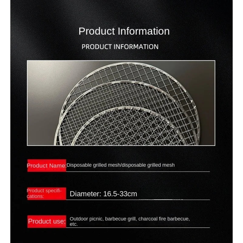 Carvallo BBQ Grillgaller | Rostfri grillgaller för camping & kök | Rostbeständig & värmebeständig | 30 x 25 cm