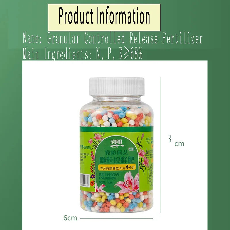 Carvallo Långtidsnäring för Krukväxter | Universalgödsel i Granulatform | NPK-formel med Kväve, Fosfor & Kalium