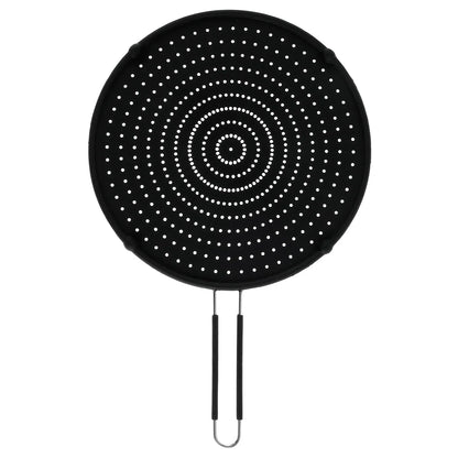 Carvallo CookSafe FlexGuard | Silikon &amp; Rostfritt stål | Fällbart stänkskydd för panna &amp; gryta | 50×32 cm | Värmetålig &amp; Diskmaskinssäker