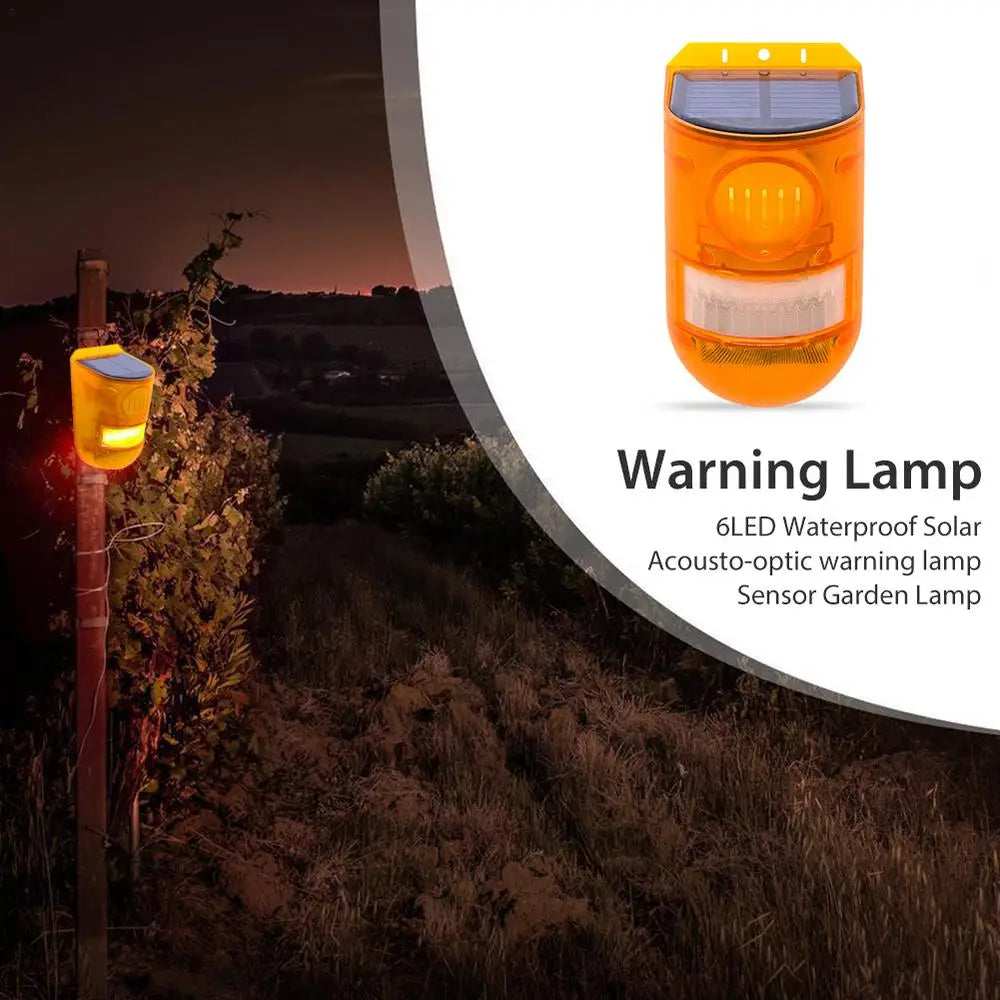 Solcellsdriven djuravskräckare med alarm – Effektivt skydd mot djur