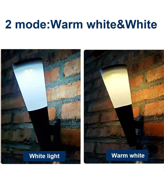 Carvallo Vägglampa | Väderbeständig & Soldriven | För Trädgård, Infart & Terrass