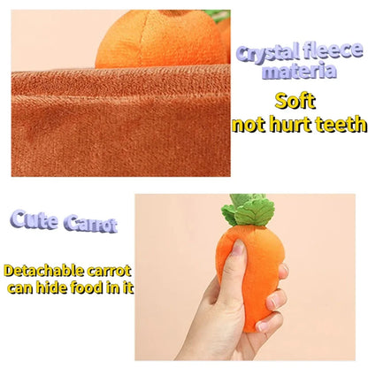 Interaktiv Plush Morots Hundleksak - Morots Snuffle Mat för Hundar