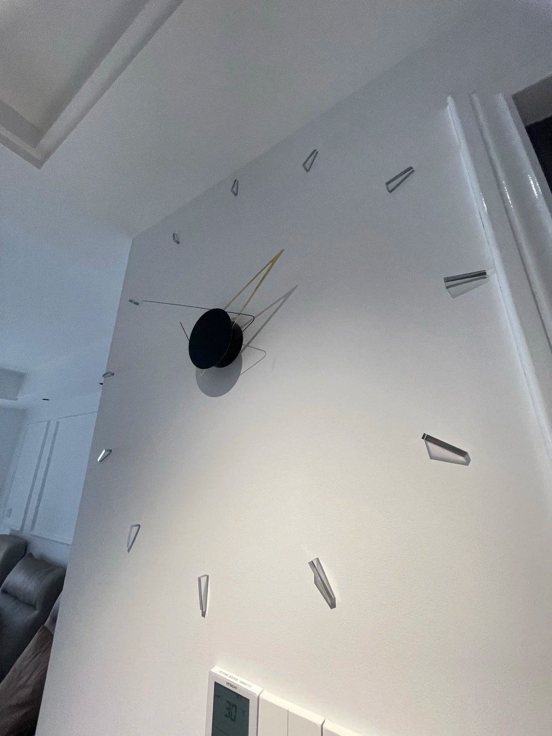 ModernArt - DIY Tyst Väggklocka för Minimalistisk Design