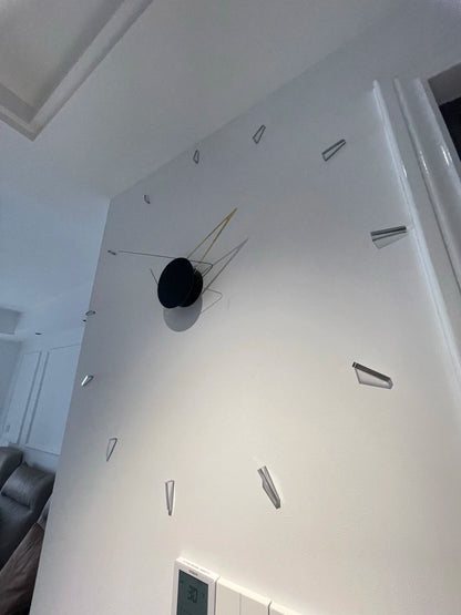 ModernArt - DIY Tyst Väggklocka för Minimalistisk Design
