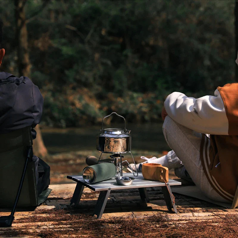 Carvallo Campingbord | Ultralätt & Fällbar | Aluminium | Idealiskt för Utomhus, Vandrings & Picknick