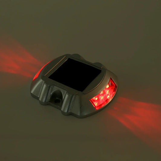 Carvallo Solar LED Vägbelysning i aluminiumtryck | IP68 Vattentät | 6 LEDs för uppfart, väg & trädgårdsstig