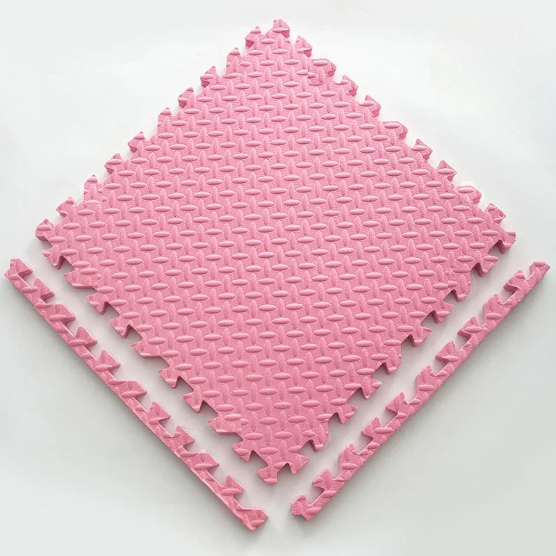 PlayMats – Färgglad skum babylekmatta pussel med låsbart design för barn