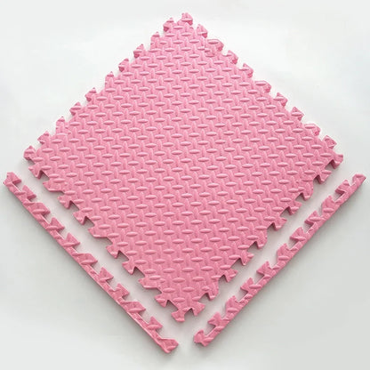 PlayMats – Färgglad skum babylekmatta pussel med låsbart design för barn