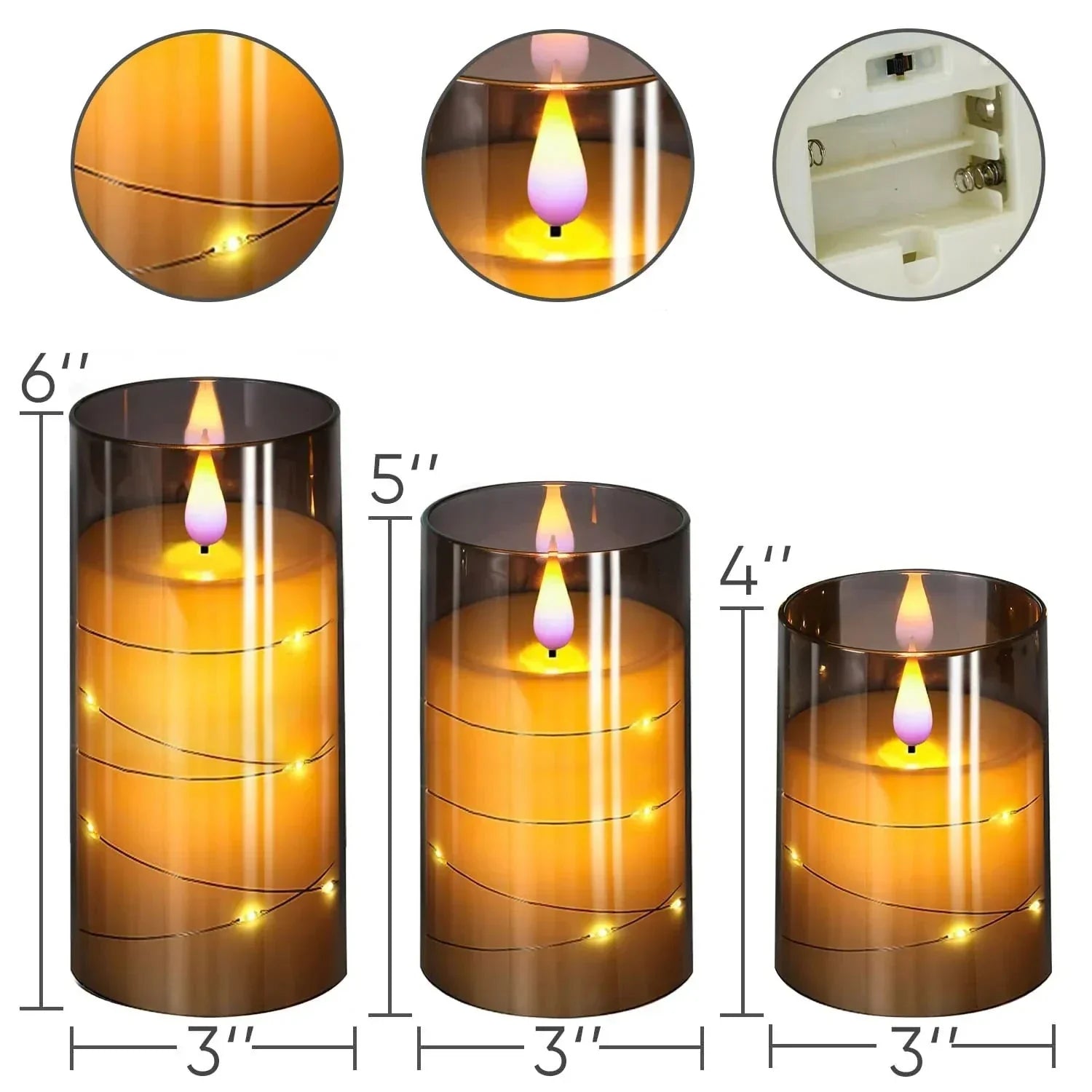 Flameflex - LED-ljus utan flamma med realistisk effekt