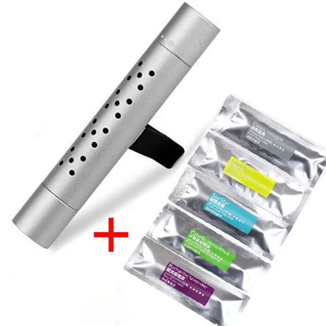 Carvallo Bil Doftklipp | Långvarig naturlig doft med eteriska oljor | Justerbart ventilationsklipp | Utan läckage | För bil och inomhusluft