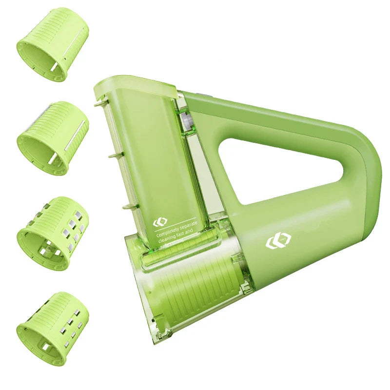 Carvallo SlicePro 40W Elektrisk osthyvel & grönsaksskärare | 4 skärinsatser | Kompakt & kraftfull