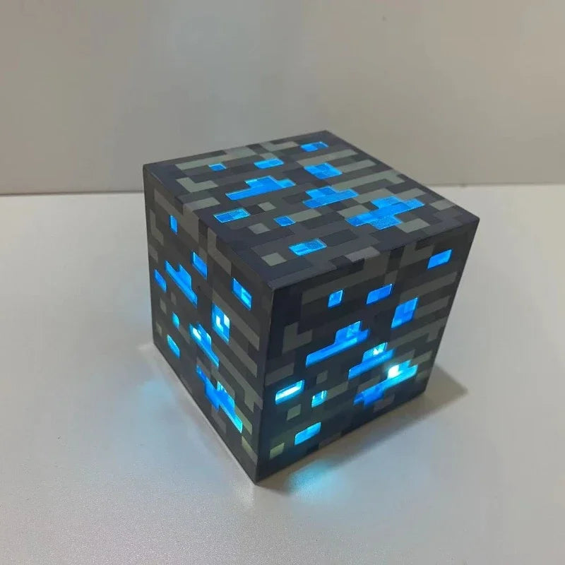 Lekfulla LED Block Lampor - Kreaativ Belysning för Spelare