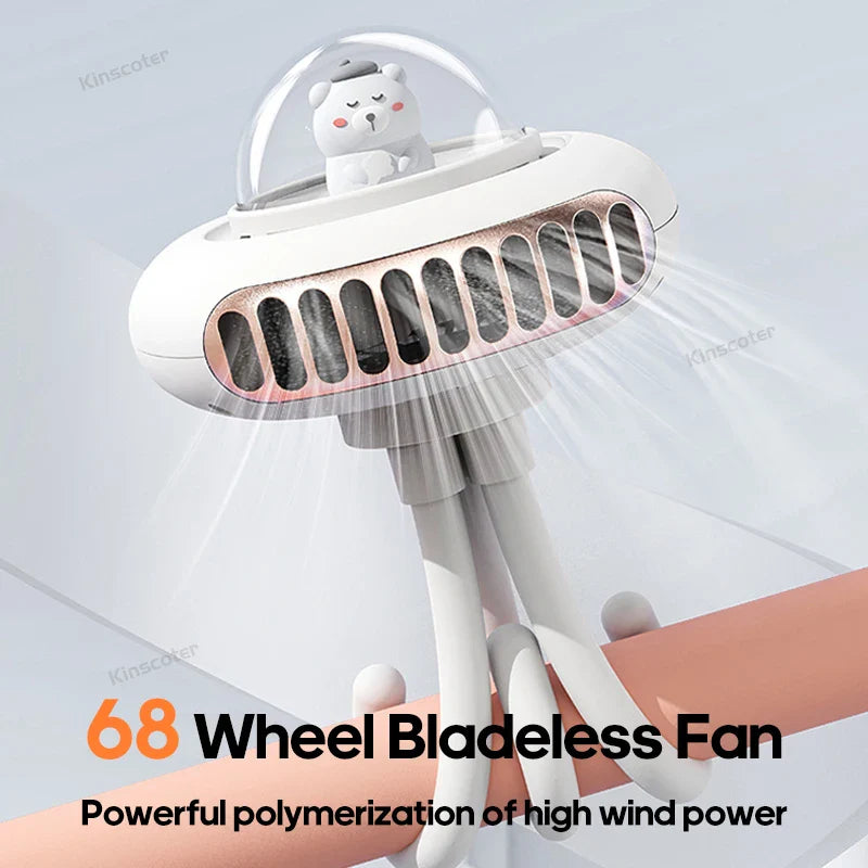 Carvallo-Ventilator Brisano ClipFlex | Fällbar & Återuppladdningsbar | 2000 mAh Batteri | 4 Hastigheter | Med klämma för barnvagn, bord & på språng