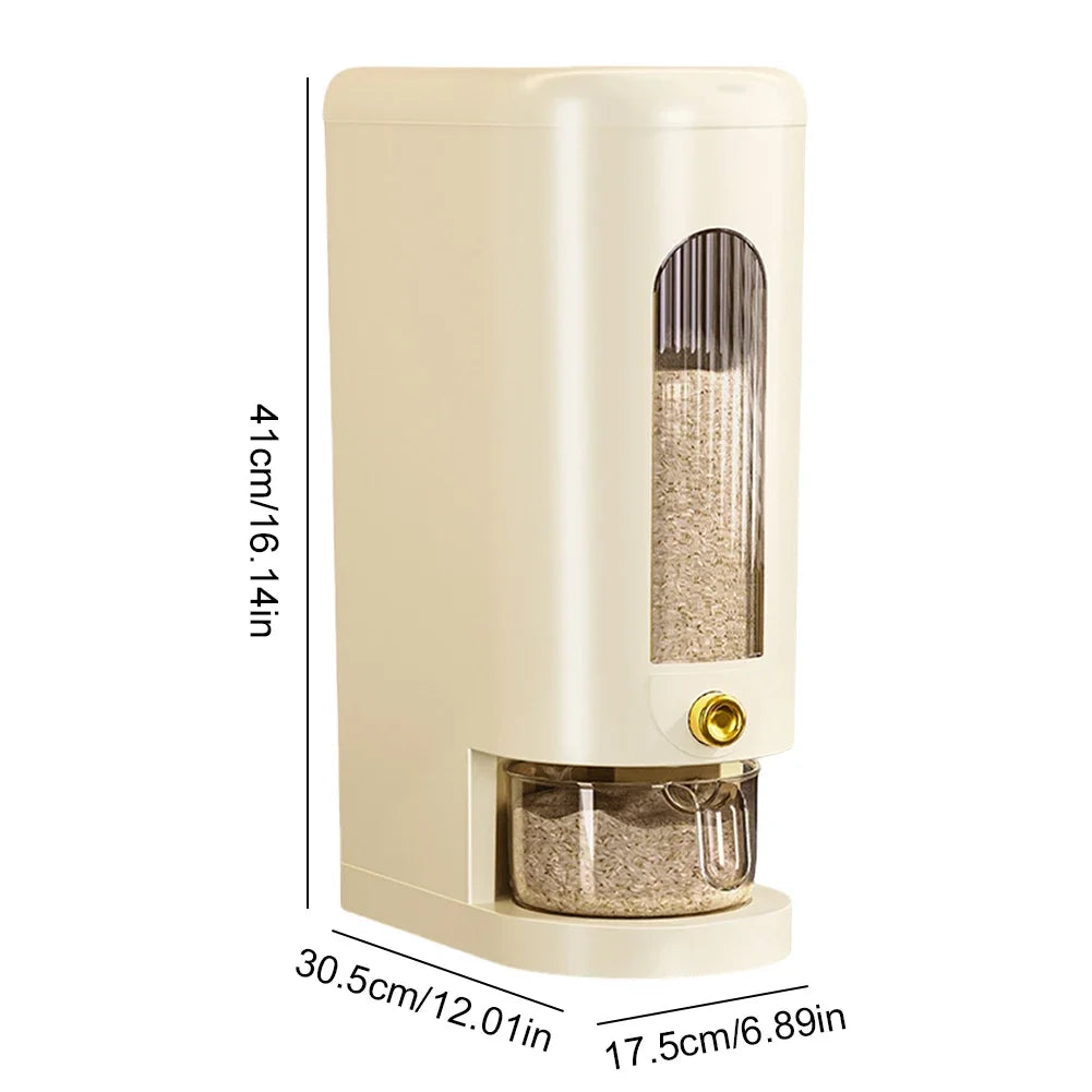 Carvallo- & Getreidespender GrainGuard | 5 kg / 10 kg | Automatisk & Insektsäker | Lufttät & Hygienisk