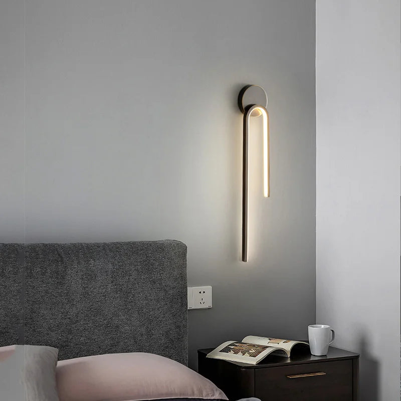 Limae Veya | Minimalistisk LED-vägglampa i nordisk stil för sovrum och badrum