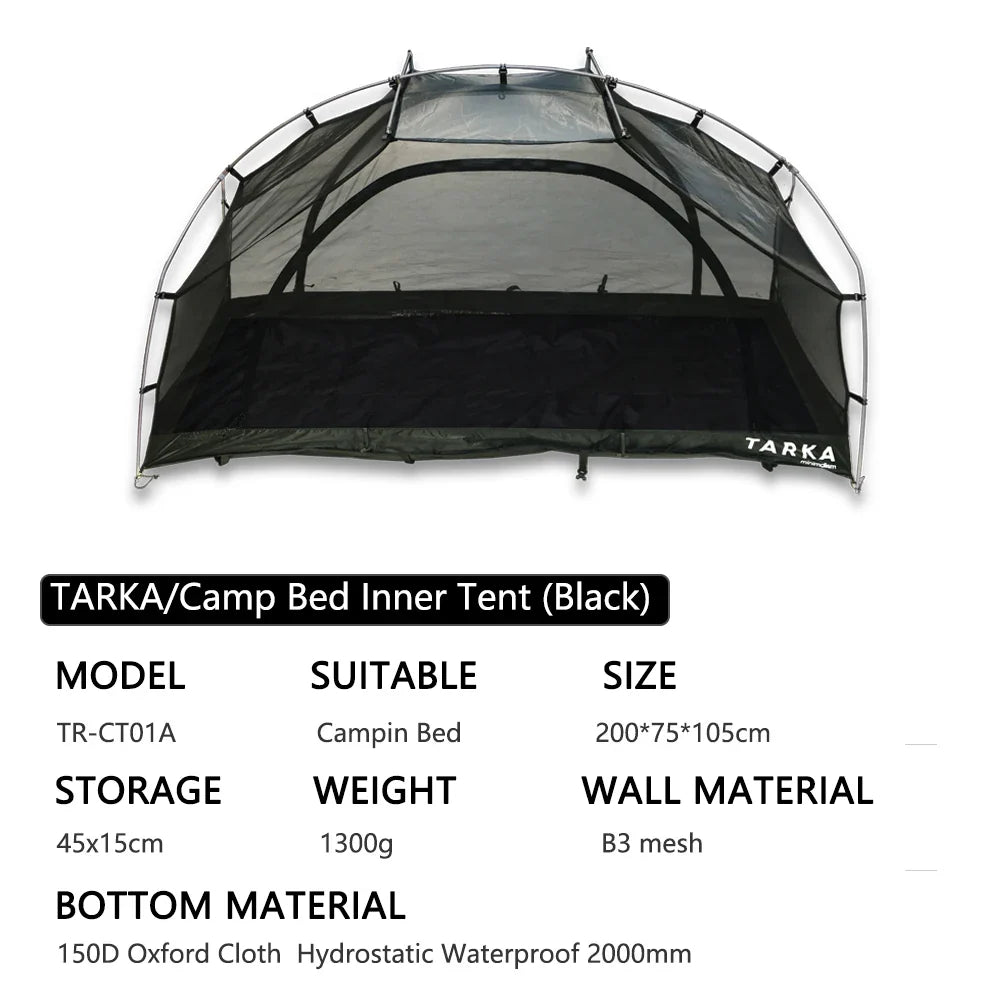 Carvallo Inner Tent TrekShield SoloMesh | Insect Net & Ventilation | Removable & Ultralight | For Outdoor, Trekking & Summer Camping