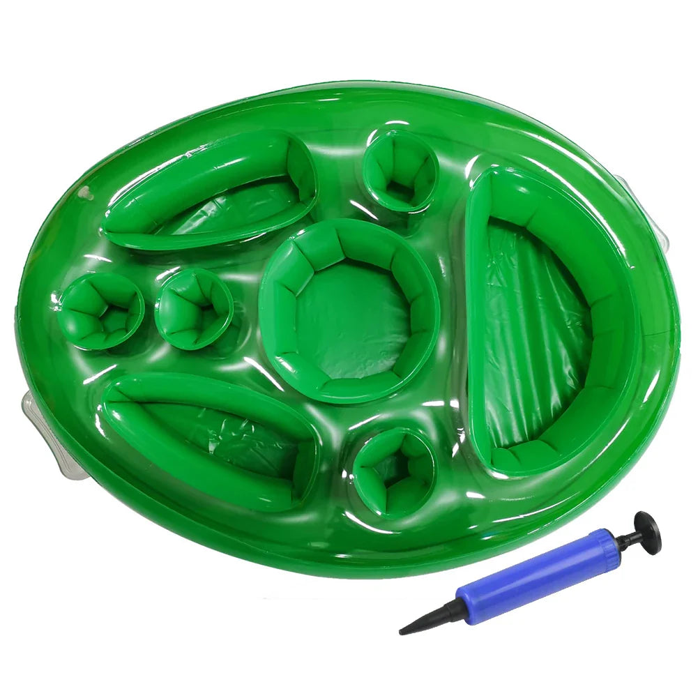 Carvallo | Uppblåsbar dryckeshållare pool | Anti-tipp design | För burkar & flaskor