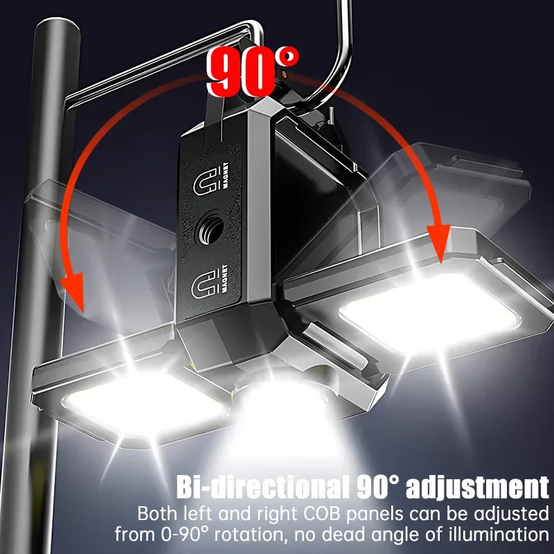 Carvallo Mini Ficklampa | 1000 Lumen | Magnetisk &amp; Återuppladdningsbar | Med flasköppnare &amp; karbinhake