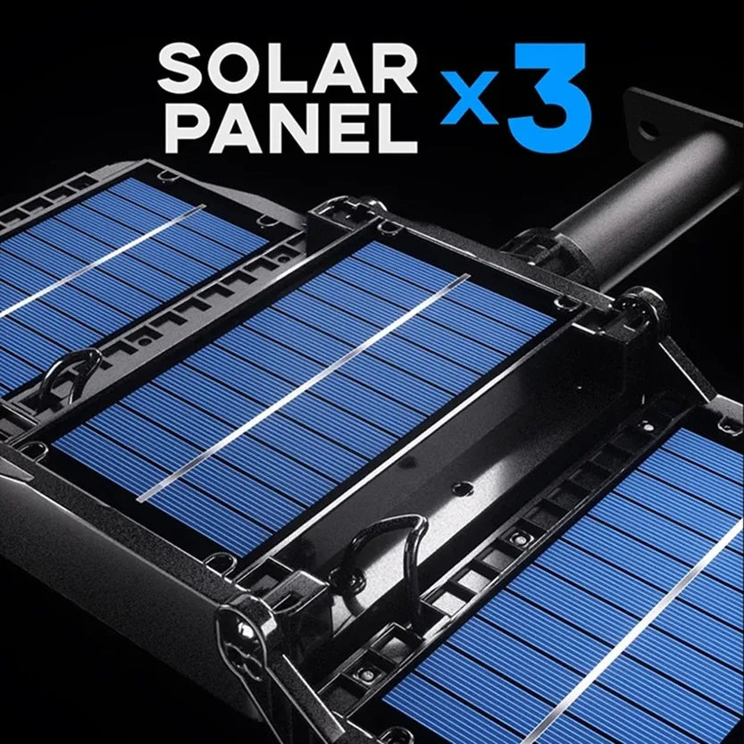 Carvallo Vägglampa LumiSeca | 800 LEDs Superljus | Med Rörelsesensor | 3 Ljuslägen | Vattentät för Trädgård & Utomhus