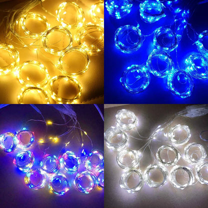 LumiGlow Solarbelysning | Vattentåliga LED-ljusslingor för utomhusdekoration