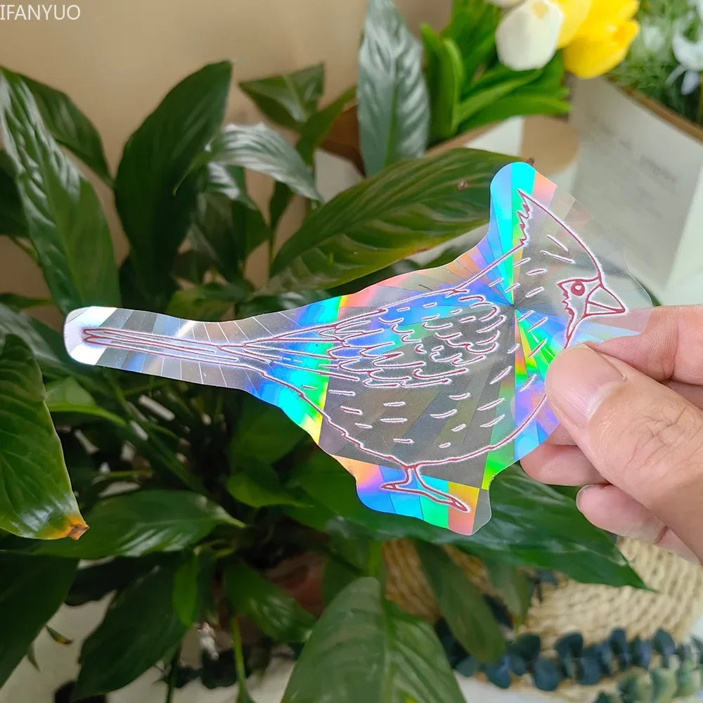 Carvallo fönsterdekal solfångare | Självhäftande med 3D-regnbågseffekt | För fönster, väggar & dekoration