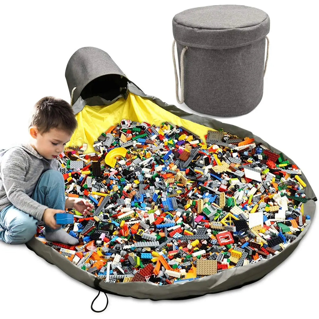 LEGO Förvaringsväska och Lekmatta - Rymlig och Praktisk för Barn