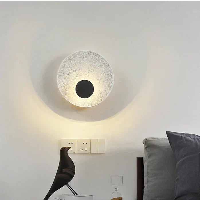 LunaGlow – Rund Mån Vägglampa