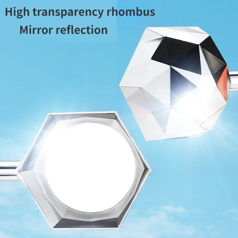 Carvallo-Vogelschreck SonicFalco | 360° Reflektor | Solarbetrieben | För trädgård, åker & damm | Väderbeständig