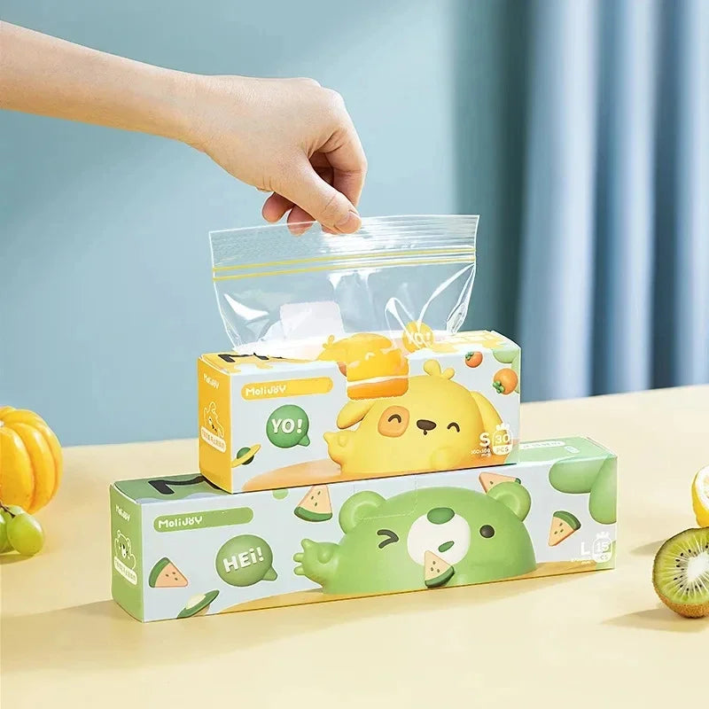 Carvallo ZipFresh Set | Återanvändbar & Lufttät | 3 Storlekar | För Kök, Frys & Måltidsförberedelse