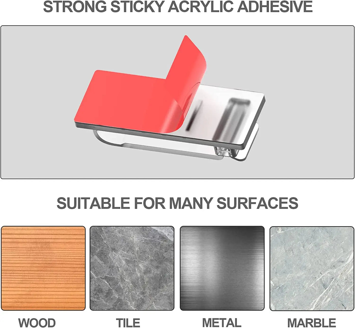 Carvallo ClipTidy FlexFix | Självhäftande & platsbesparande | För 1–10 kablar | I svart, vitt eller transparent