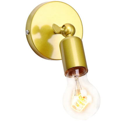 IndustriellBrons - Justerbar Retro Vägglampa för Stämningsfull Belysning