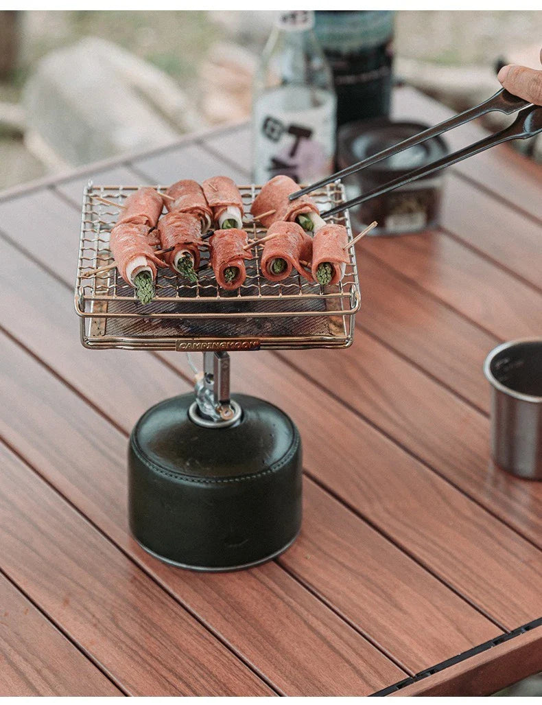 Carvallo Fällbar Rostfri Brödrost | Modell S & M | För Grill & Camping | Kompakt & Robust