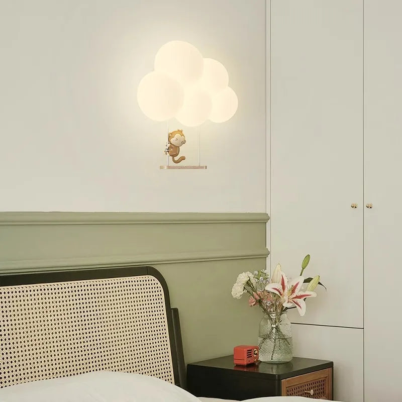 CloudLight - LED Vägglampa Barnrum Belysning