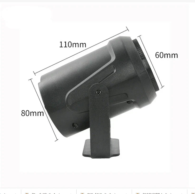 Carvallo - LED Snöflingeprojektor För Feriestämning