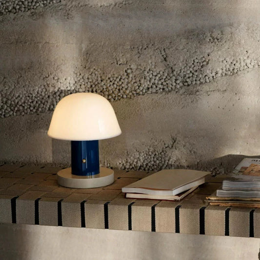 MushroomGlow - Uppladdningsbar bordslampa med justerbar ljusstyrka