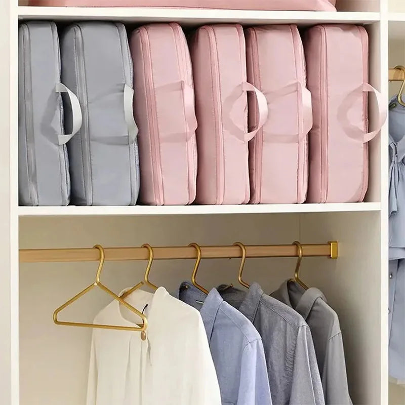 Carvallo-kompressionstasker Packura AirZip | Platsbesparande klädesorganisatörer | Vattentåliga & Lätta | M/L storlekar