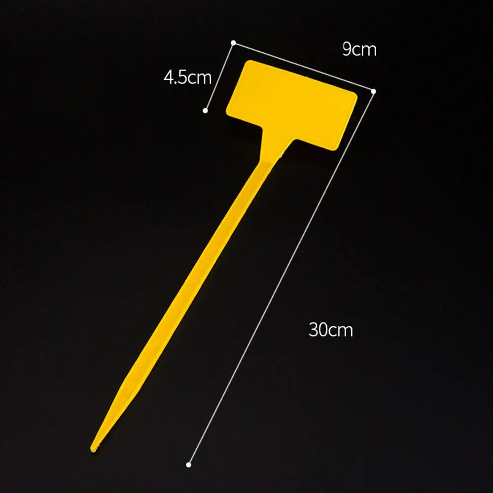 Carvallo EasyTag växtskyltar 10-pack | Insatsetiketter i plast | Återanvändbara & väderbeständiga | För rabatt, kruka & växthus