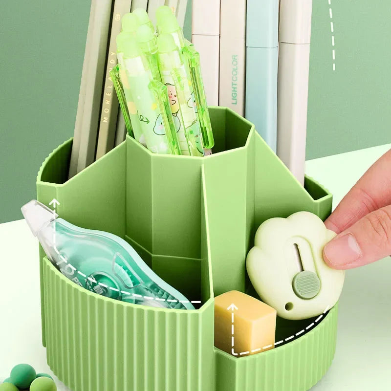 Carvallo-Organizer SpinTidy | 360° roterbar | 5 fack | För kontor, skola & hem