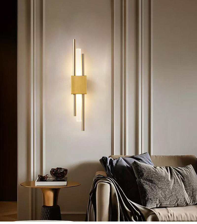 LED Staggered Trådlös Vägglampa – Usb Uppladdningsbar Inomhusbelysning för Modern Hembelysning