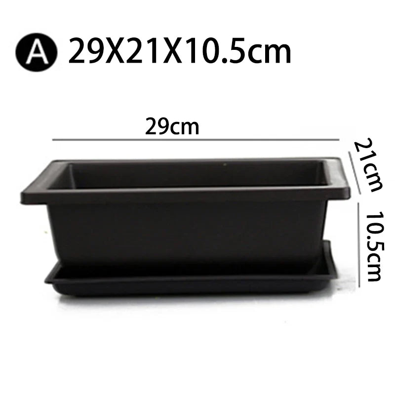 Carvallo Plantekrukke | Antikk-utseende & Bruddsikker | Med Underlag | 29x21x10,5 cm