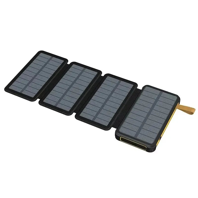 Carvallo-Powerbank SunCharge Fold | Fällbart solpanel & USB-utgång | Vattentät & Utomhusvänlig | För mobil, camping & resor